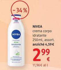 Nivea - Crema Corpo  Idratante 250 Ml, Assort.