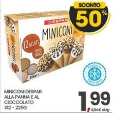 Despar - Miniconi Alla Panna E Al Cioccolato
