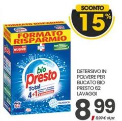 Bio - Detersivo In Polvere Per Bucato  Presto