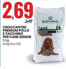 Croccantini Premium Pollo E Tacchino Per Cane Senior