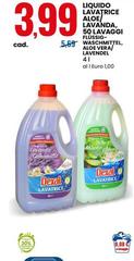 Liquido Lavatrice Aloe/Lavanda, 50 Lavaggi
