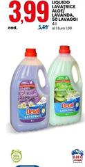 Liquido Lavatrice Aloe/Lavanda 50 Lavaggi 