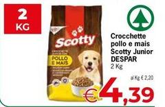 Scotty - Crocchette Pollo E Mais  Junior