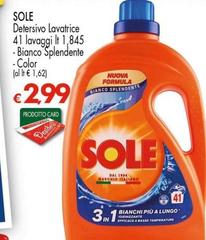 Sole - Detersivo Lavatrice 41 Lavaggi It 1,845