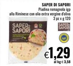 Saper Di Sapori - Piadina Romagnola IGP Alla Riminese