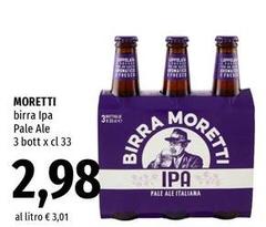 Moretti - Birra Ipa Pale Ale