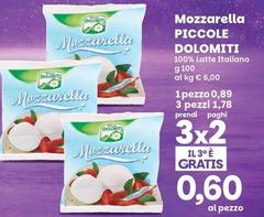 Piccole dolomiti - Mozzarella