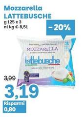 Lattebusche - Mozzarella