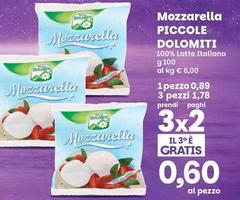 Piccole dolomiti - Mozzarella