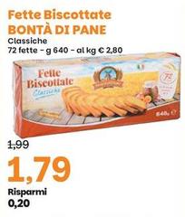 Bontà di pane - Fette Biscottate
