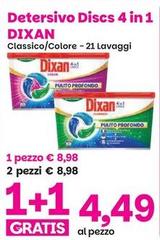 Dixan - Detersivo Discs 4 In 1 Classico/Colore