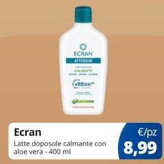 Ecran - Latte Doposele Calmante Con Aloe Vera