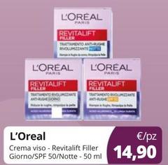 L'Oreal - Crema Viso - Revitalift Filler Giorno/Spf 50/Notte