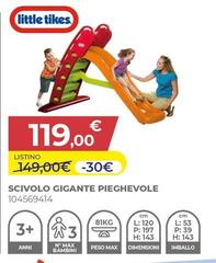 Little Tikes - Scivolo Gigante Pieghevole