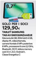 Samsung - Tablet Tab A11 Smx130nzaaeue