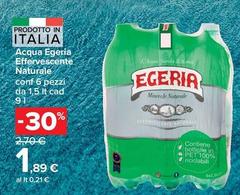 Acqua Effervescente Naturale