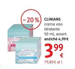 Clinians - Crema Viso Idratante 50 Ml, Assort.