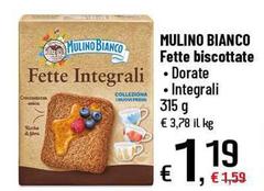 Mulino Bianco - Fette Biscottate Dorate