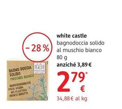 White Castle - Bagnodoccia Solido Al Muschio Bianco 80 G
