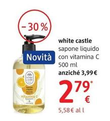 White Castle - Sapone Liquido Con Vitamina C 500 Ml