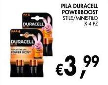 Duracell - Pila Powerboost Stile