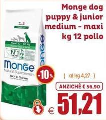 Monge - Dog Puppy & Junior Medium - Maxi