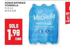 Vitasnella - Acqua Naturale