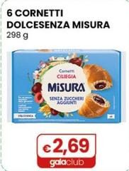 Misura - 6 Cornetti Dolcesenza 298 G
