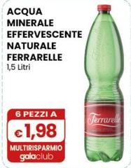 Ferrarelle - Acqua Minerale Effervescente Naturale 1,5 Litri