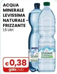 Levissima - Acqua Minerale Naturale-Frizzante 1,5 Litri