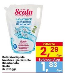 Scala - Detersivo Liquido Lavatrice Igienizzante Bicarbonato