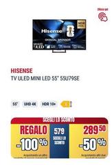 Hisense - Tv Uled Mini Led 55