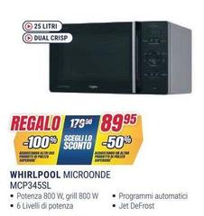 Whirlpool - Microonde MCP345SL