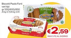 Paolo Forti - Biscotti 