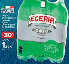 Egeria - Acqua Effervescente Naturale