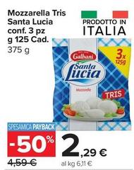 Galbani - Mozzarella Tris Santa Lucia
