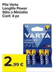 Varta - Pile Longlife Power Stilo O Ministilo