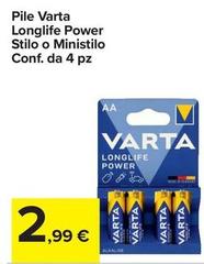 Varta - Pile Longlife Power Stilo O Ministilo