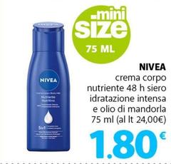 Nivea - Crema Corpo Nutriente 48 H Siero Idratazione Intensa E Olio Di Mandorla