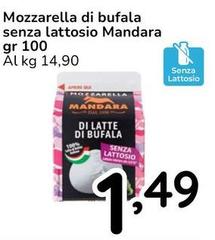 Mandara - Mozzarella Di Bufala Senza Lattosio