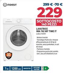 Indesit - Lavatrice IMA 762 My Time It