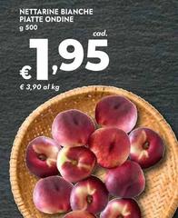 Nettarine Bianche Piatte Ondine
