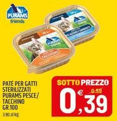 Purams - Pate Per Gatti Sterilizzati Pesce