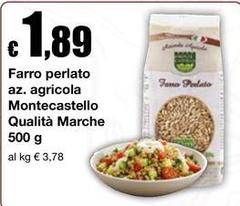Az - Farro Perlato . Agricola Montecastello