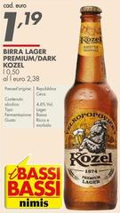 Kozel - Birra Lager Premium/Dark