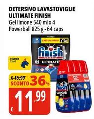 Finish - Detersivo Lavastoviglie Ultimate