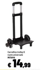 Mitama - Carrellino Trolley 6 Ruote Universale
