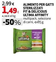 Ultima - Alimento Per Gatti Sterilizzati Fit & Delicious Affinity