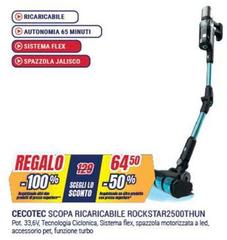 Cecotec - Scopa Ricaricabile Rockstar2500thun