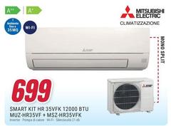Hisense - Smart Kit Hk 12000 Btu Muz-hr35vf + Msz-hr35vfk